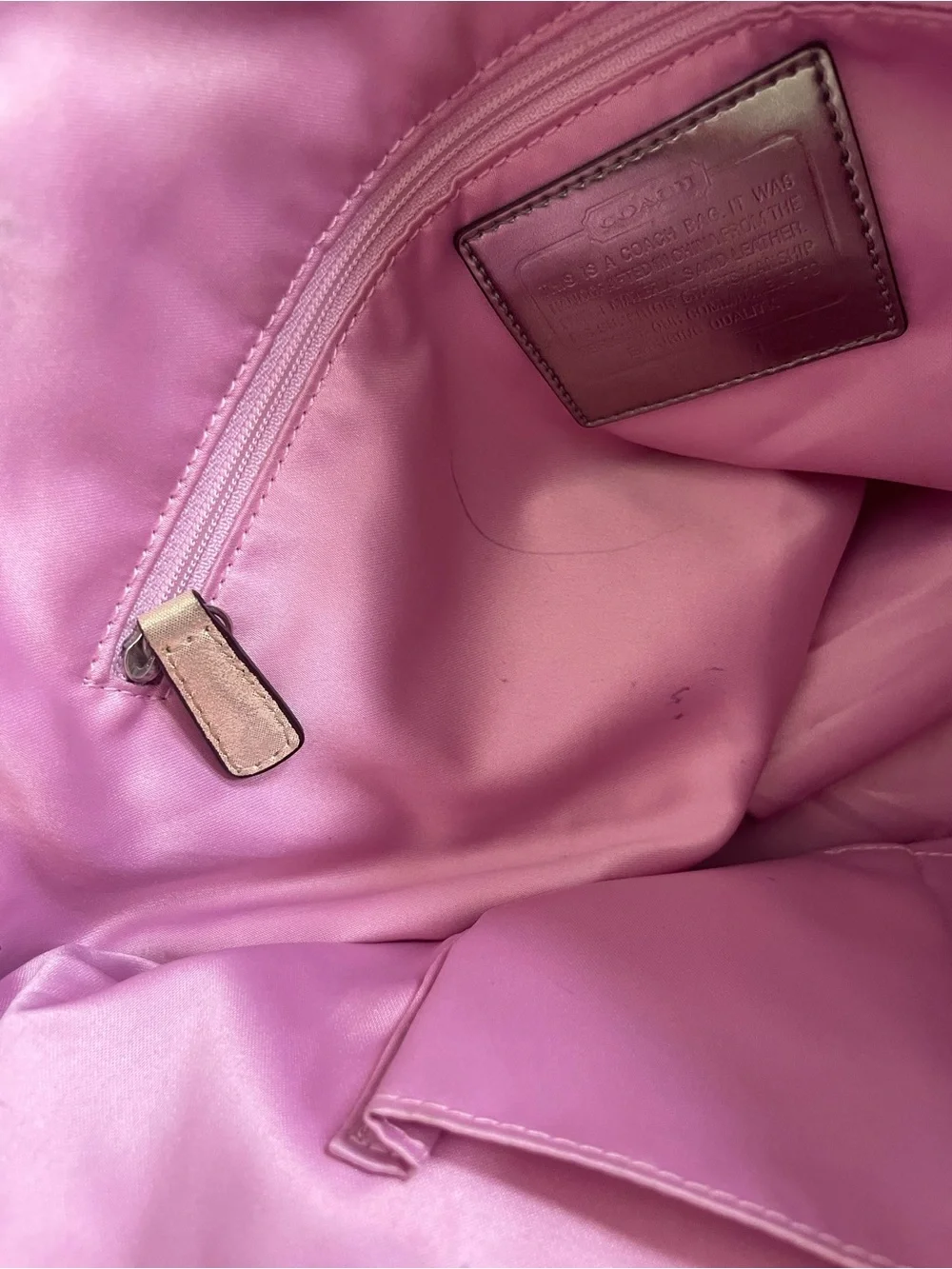 Coach Y2K Signature Tote Bag in Champagne